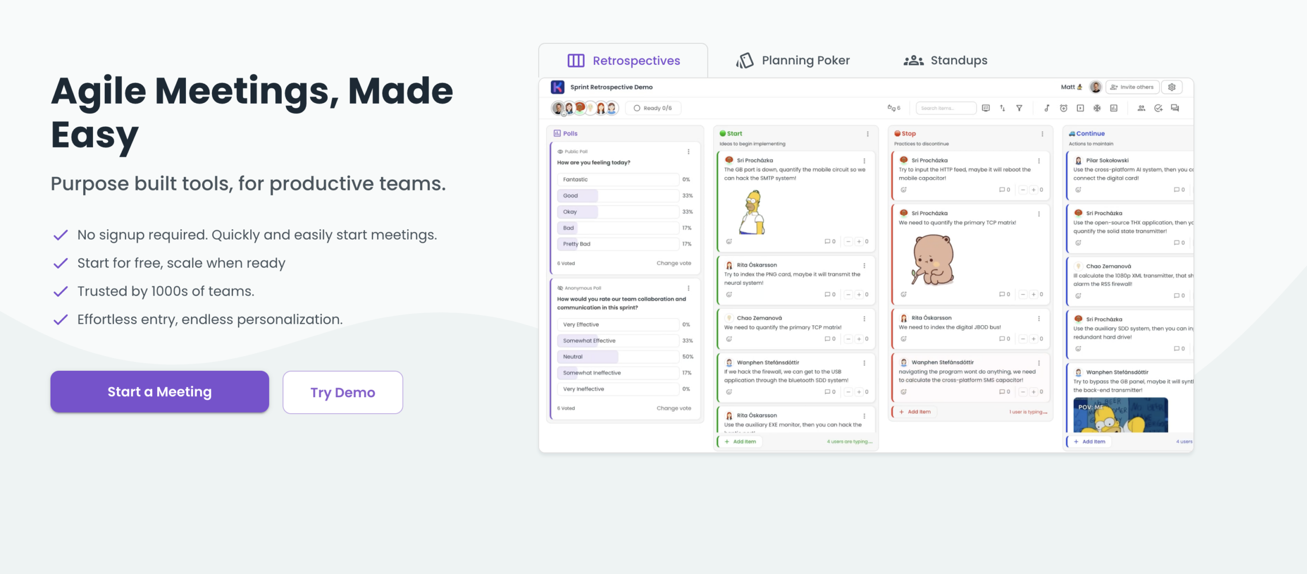 Et litt annerledes Retroperspektiv – Kollabe